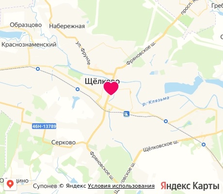 На карте