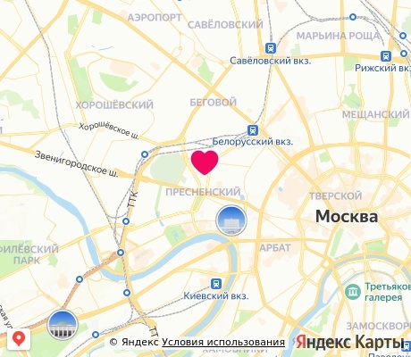 На карте