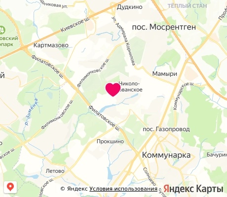 На карте