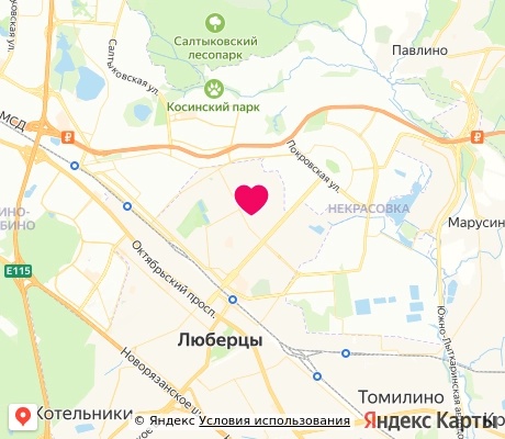 На карте