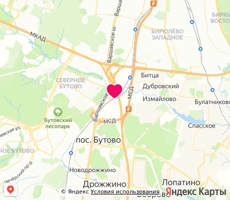 На карте