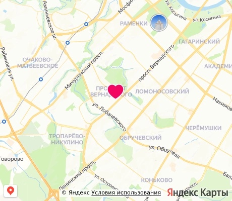 На карте
