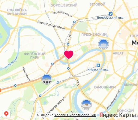 На карте