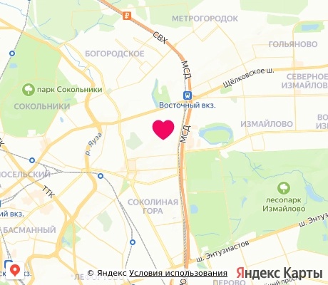 На карте