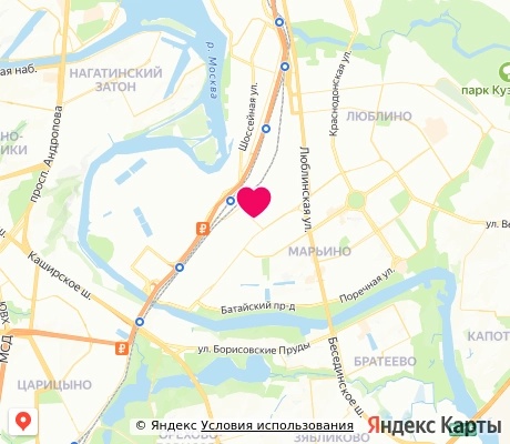 На карте