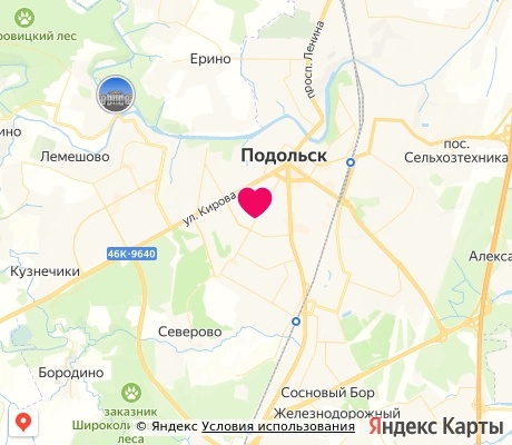 На карте