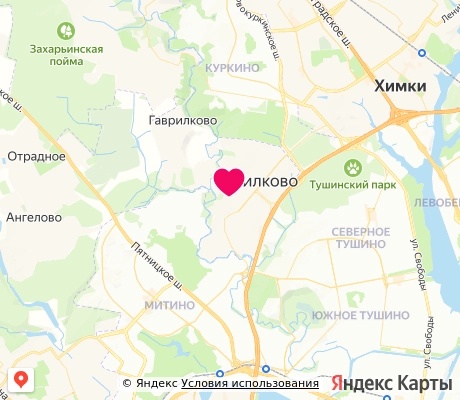 На карте