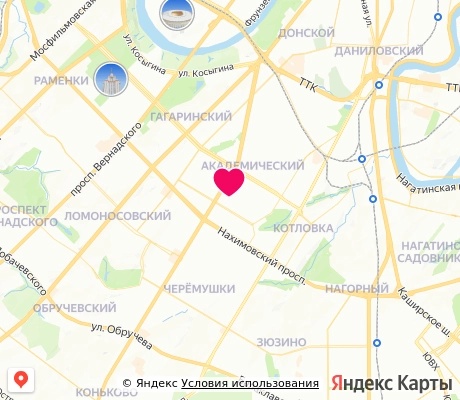 На карте
