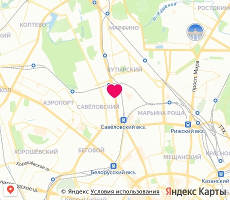 На карте