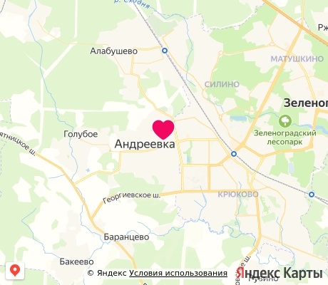 На карте