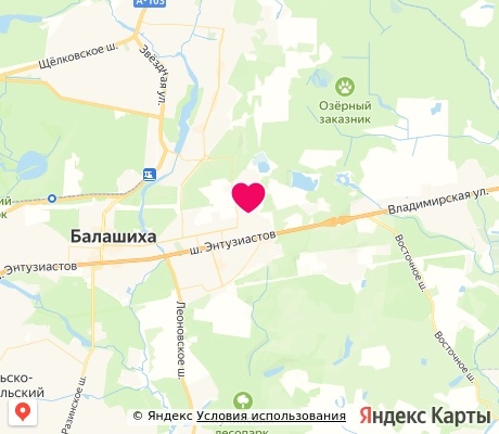 На карте