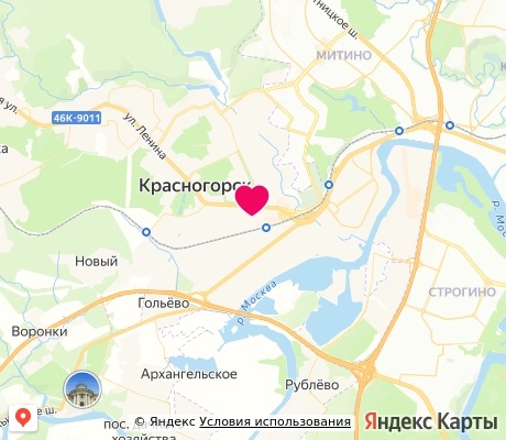 На карте