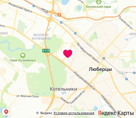 На карте