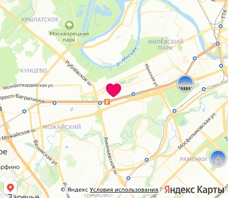 На карте