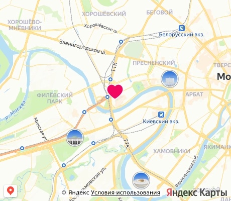 На карте