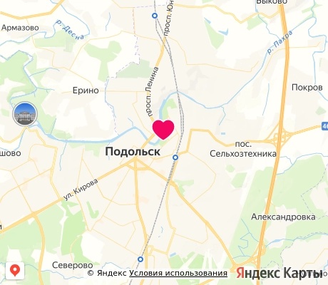 На карте