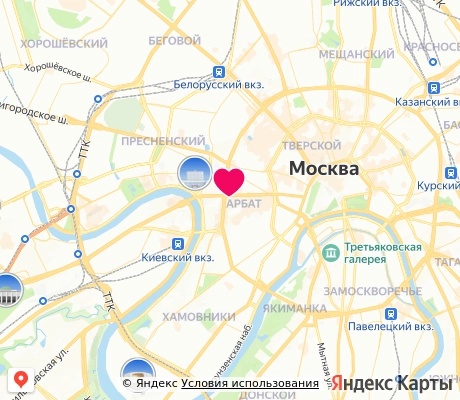 На карте