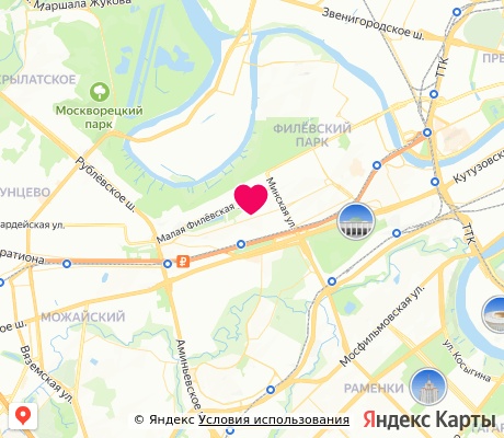На карте