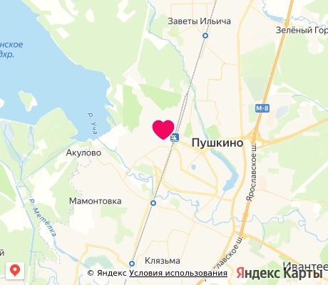 На карте