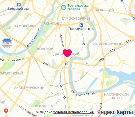 На карте