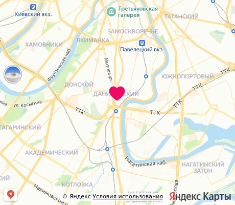 На карте