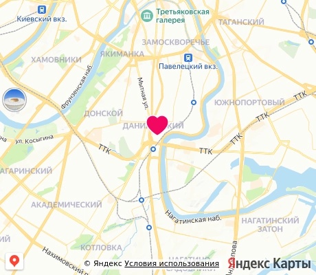 На карте