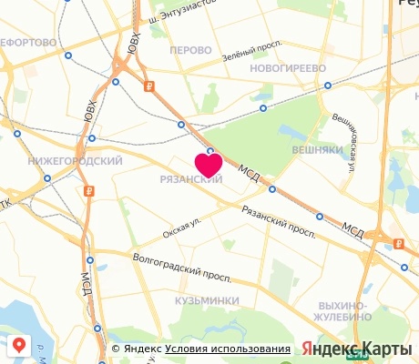 На карте