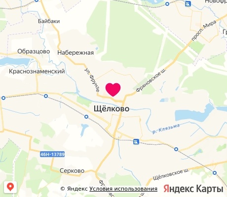 На карте