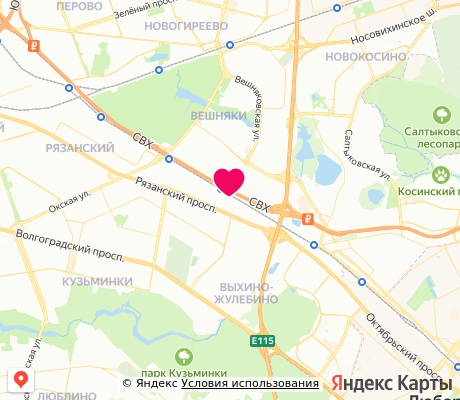 На карте