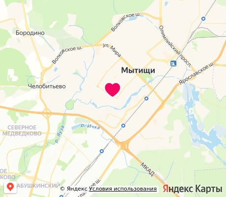 На карте