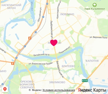На карте