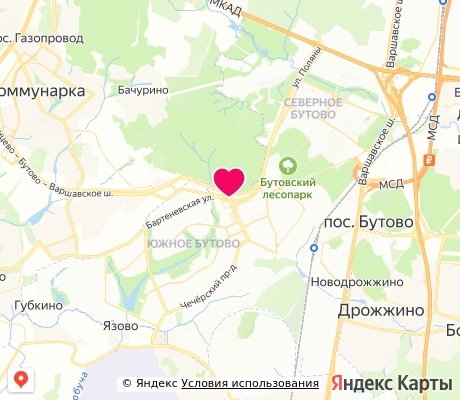 На карте