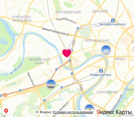 На карте