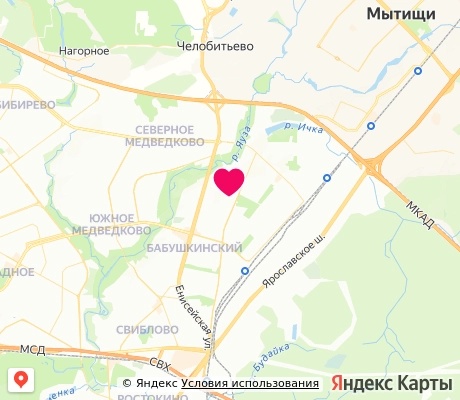 На карте