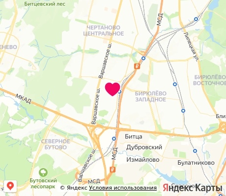 На карте