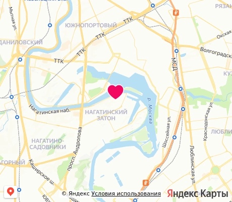 На карте