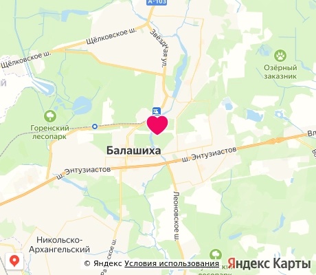 На карте