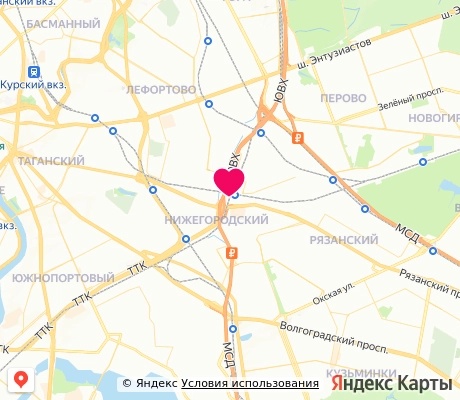 На карте