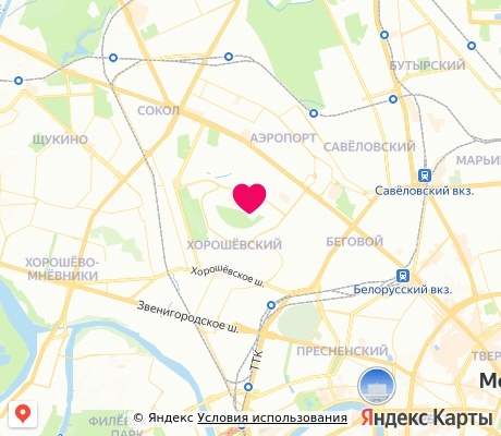 На карте