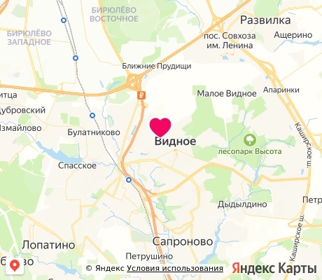 На карте