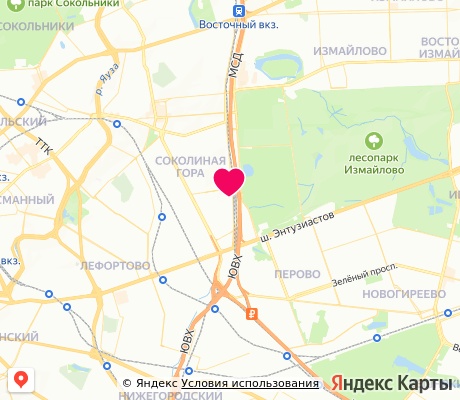 На карте