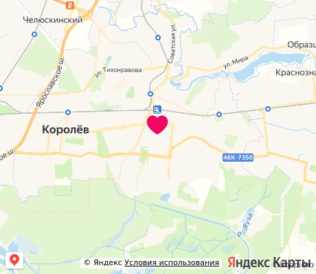 На карте