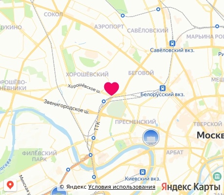 На карте