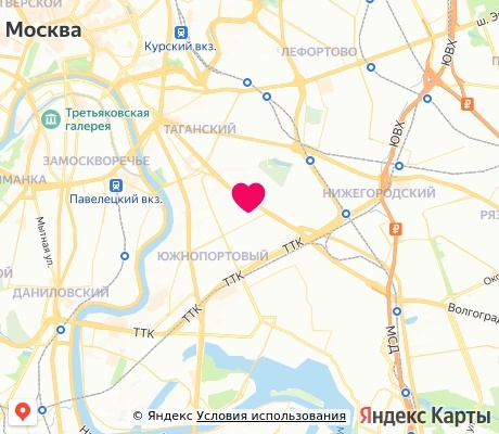 На карте