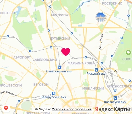 На карте