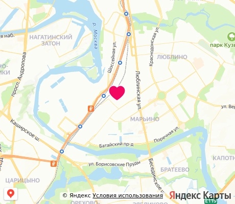 На карте