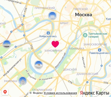 На карте