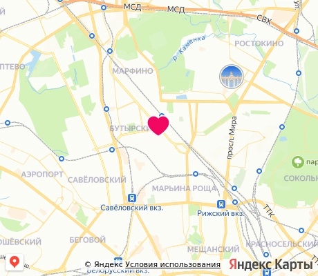 На карте