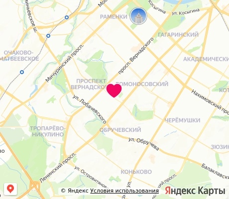 На карте