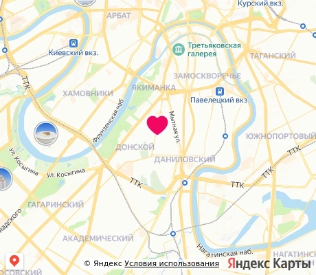 На карте